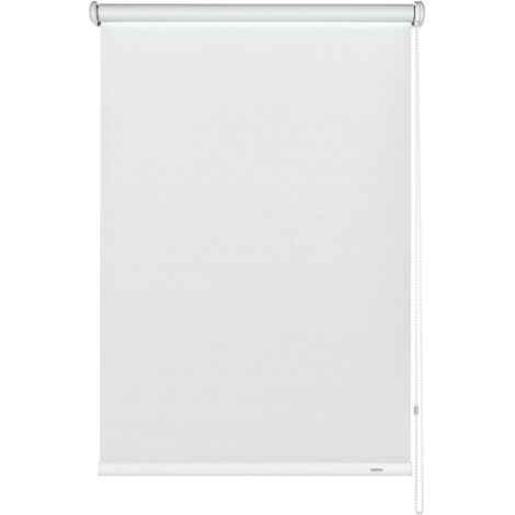 Gardinia Tenda oscurante a rullo con catenella laterale, Installazione a parete, soffitto o nicchia, Opaca, Kit di montaggio incluso, Bianco, 92 x 180 cm (LxA), tessuto