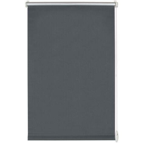 Gardinia Tende a Rullo, Poliestere, Grigio Scuro, 80 x 210 cm
