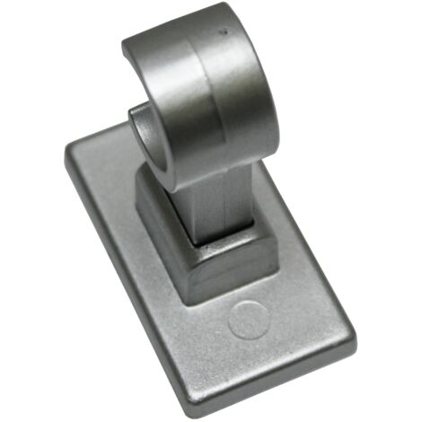 Gardinia Träger silber matt, Ø 12 mm Vitragestangen
