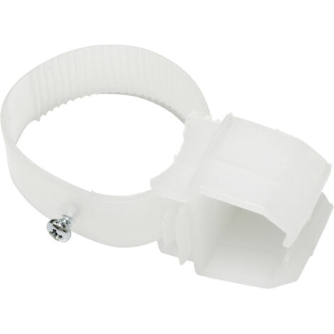 Gardinia U-Halter variabel weiß, 2-er Pack Gardinenstangen & Zubehör