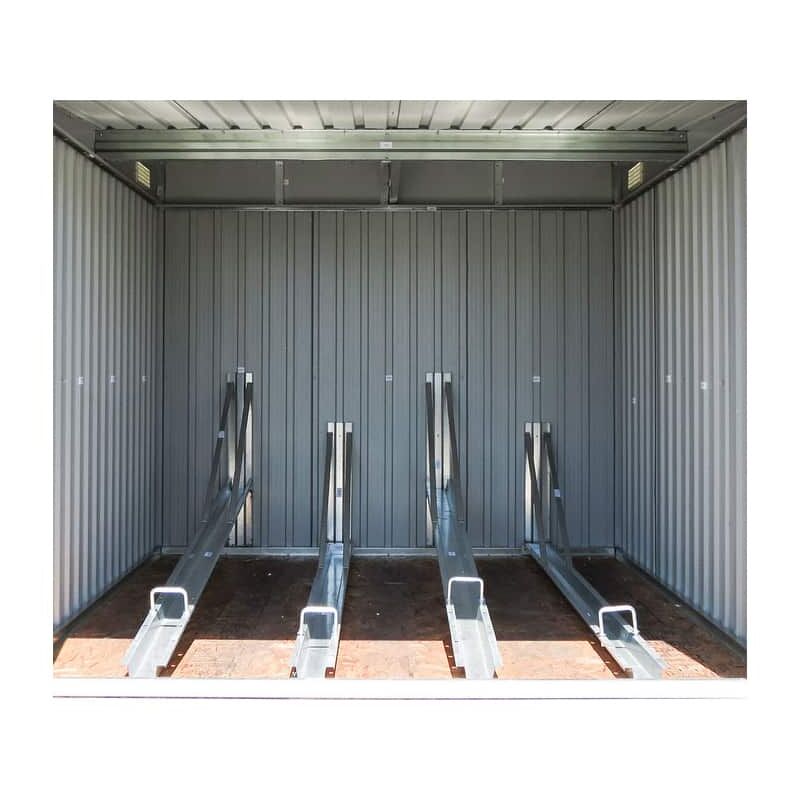 

Caseta Metálica para Bicicleta Gardiun Veloc II (X4) 4,02 m² Exterior 198x203x157 cm - KIS12969