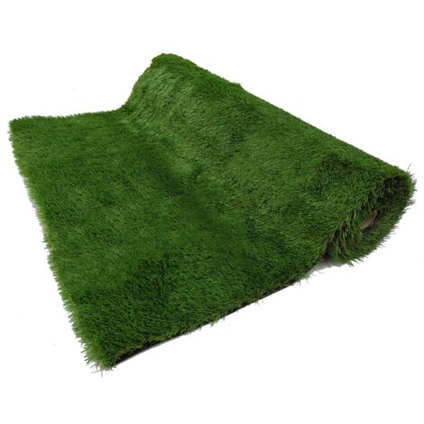 Gardiun – Gazon synthétique rouleau 500x100 cm – Épaisseur 30 mm – Effet mémoire – 4 tonalités naturelles – Résistant pour terrasses et jardins