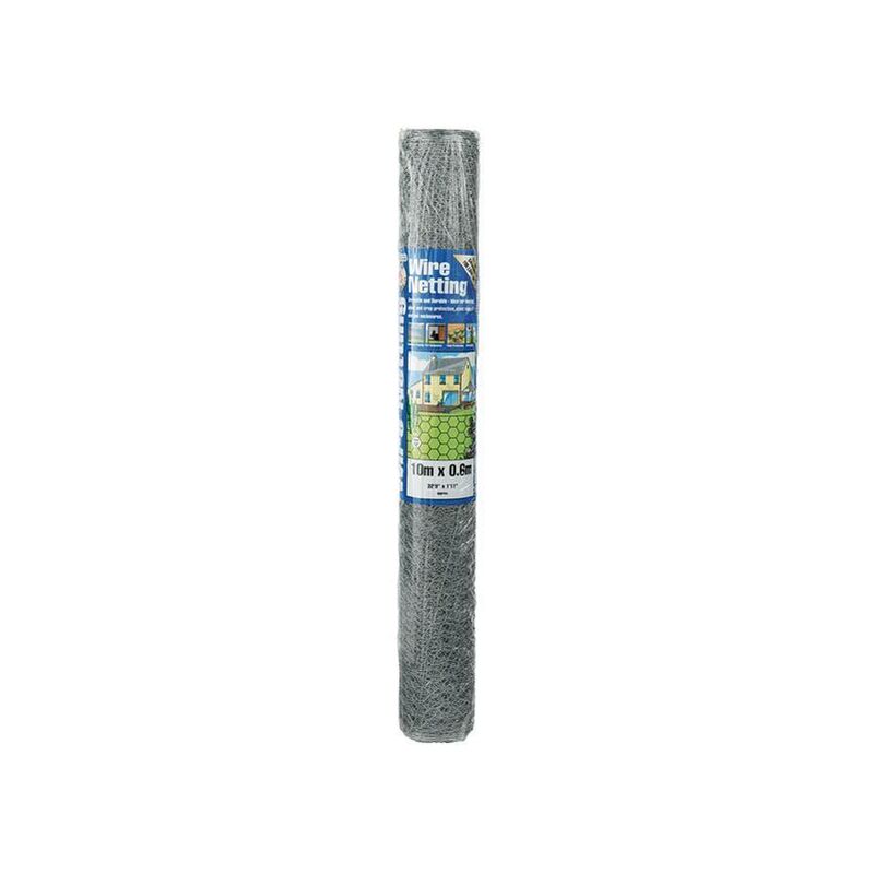 Gardman - Galvanised Wire Netting 13mm� Hexagon, 10 x 0.9m - GDM50050