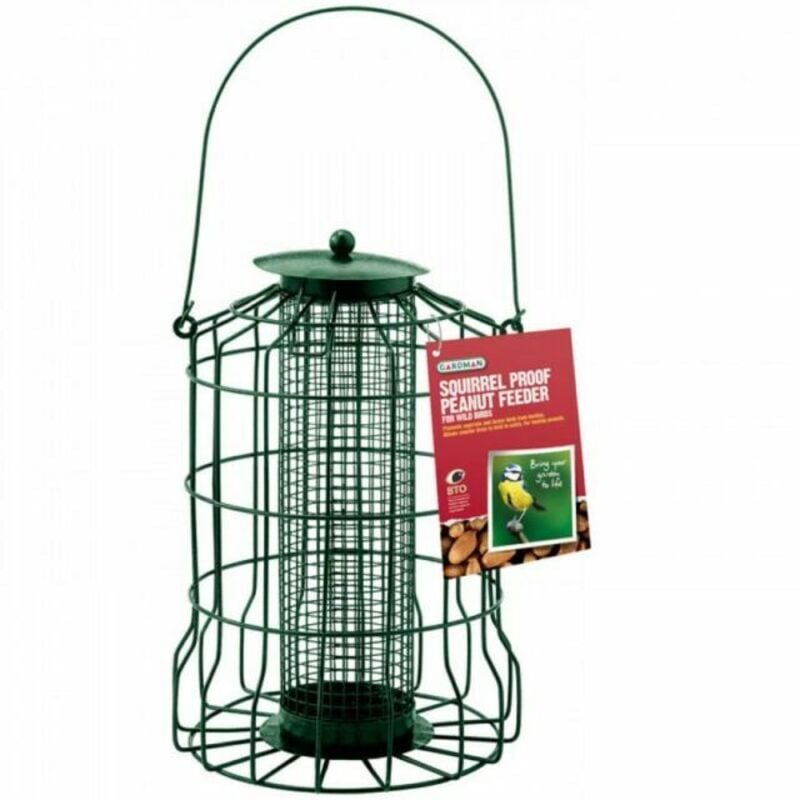 Gardman - A01621 Squirrel Proof Peanut Feeder Wild Bird Food