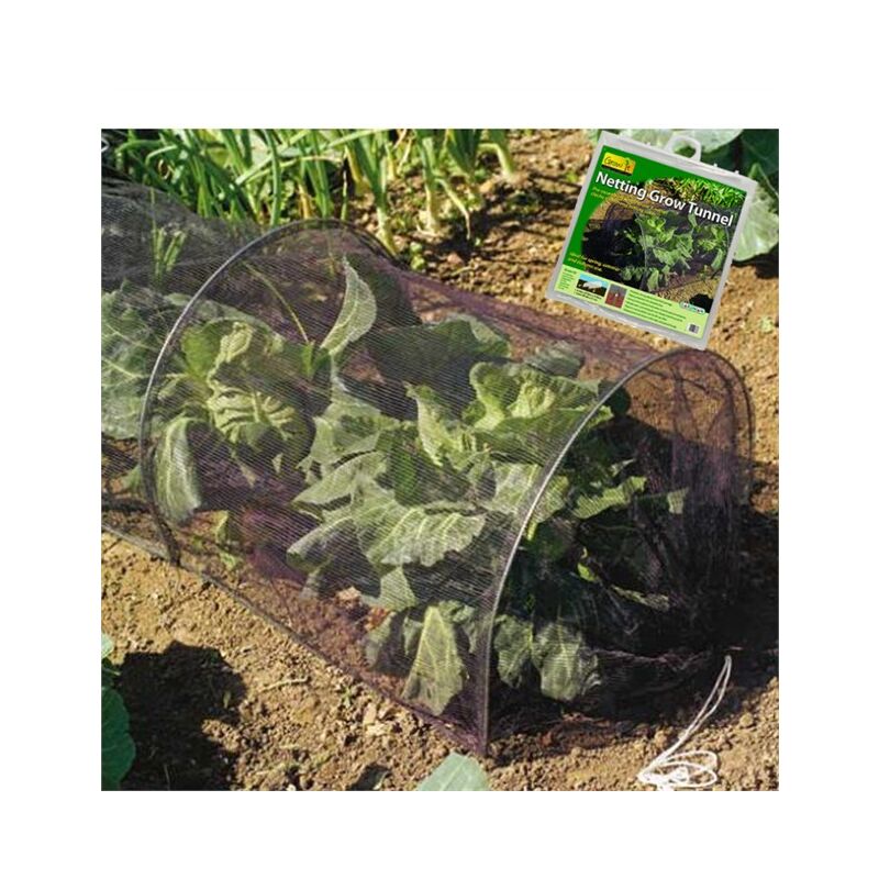 Image of Strong Netting Grow Tunnel Polytunnel Cloche 3m Pest & Bird Protection - Gardman