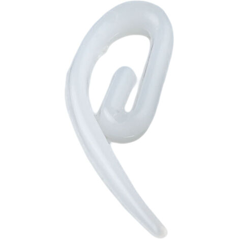 Garfio cortina plástico blanco (100 unidades)
