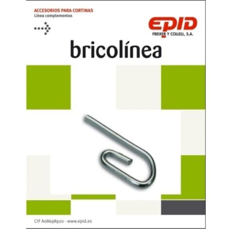 Garfio cortina simple cinc epid 36 pz
