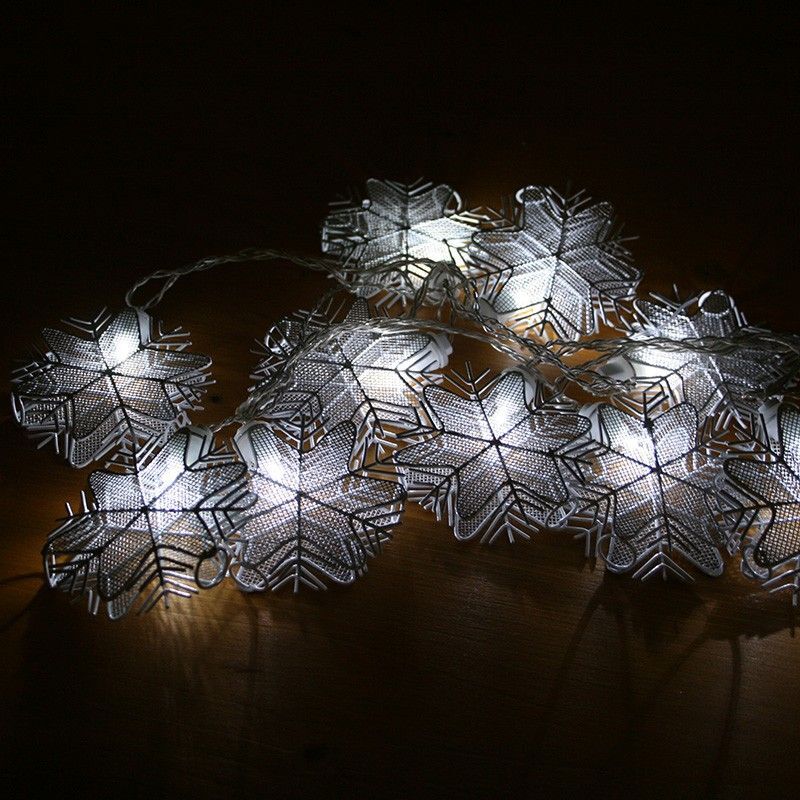 

Garland 10 escamas LED blancas