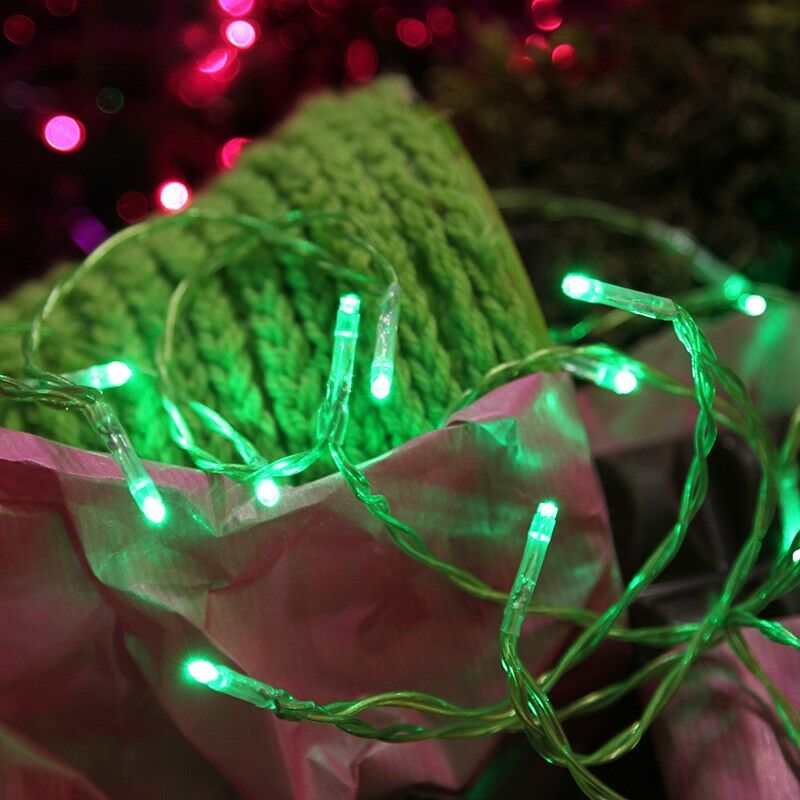 

Garland 15 leds verdes en las baterías