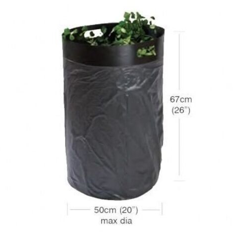 Garland Easy Fill Bag Loader Polypropylene Black Bin Support