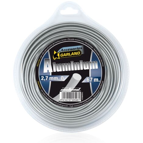 Hilo de nilón cuadrado con partículas de aluminio Garland - varias opciones disponibles