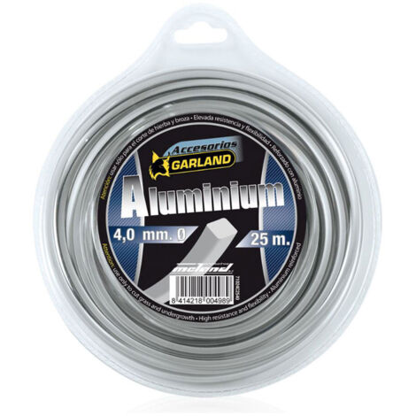 Garland Nylon Trimmer Line 25m 4mm Grey Durable
