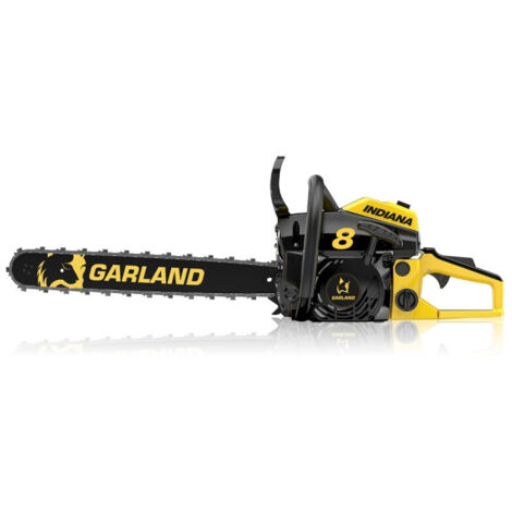 Garland – Tronçonneuse thermique 45 cc – Puissance 2,4 ch – Carter en magnésium – Démarrage manuel avec amorçage – Pour coupes intensives - 8-V21