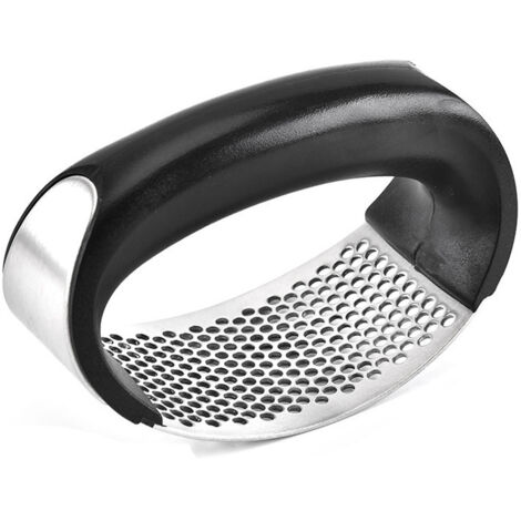 Garlic Press Mincer Crusher with Ergonomic Handle for Kitchen,  Stainless Steel
