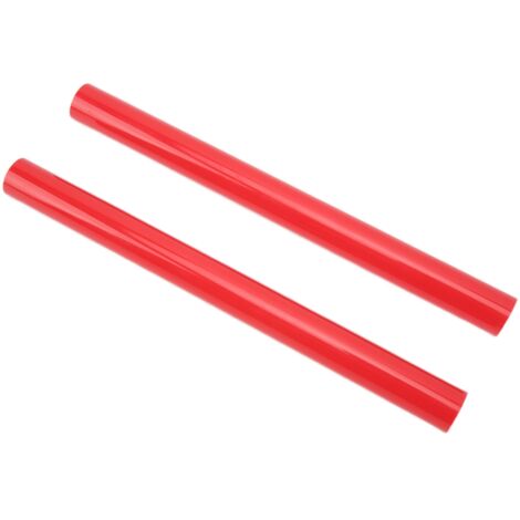 Garniture à rayures de calandre de voiture en PVC, 2 pièces, remplacement décoratif antirouille pour série X3 2011 à 2018 rouge