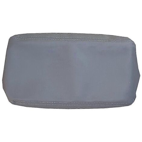 Garniture adhésive grise pour le couvercle de la boîte à commandes centrales de votre voiture (modèles 2005-2012), en similicuir microfibre.