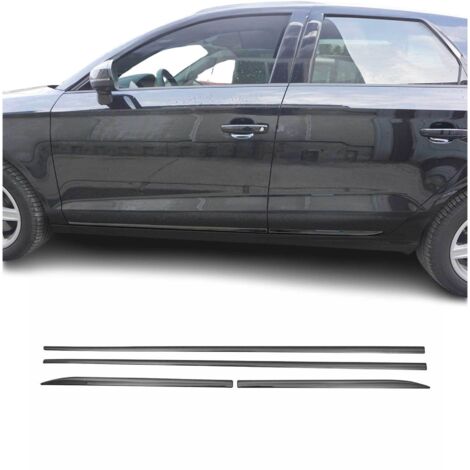 Garniture Baguette de Porte latérale pour Fiat Tipo 2015-2026 SD INOX Foncé 4Pcs
