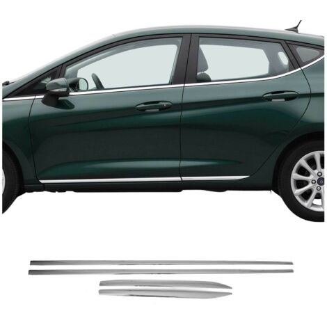 Garniture Baguette de porte latérale pour Ford Fiesta 2017-2024 acier inox 4Pcs