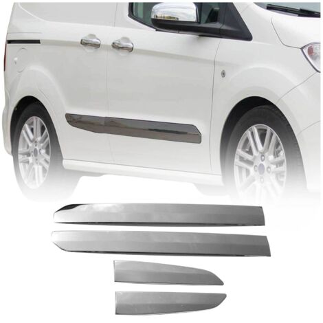Garniture Baguette de porte latérale pour Ford Tourneo Courier 2014-2024 Foncé