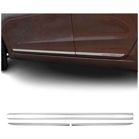 Garniture Baguette de porte latérale pour Hyundai i10 II HB 2016-19 FL inox 4Pcs
