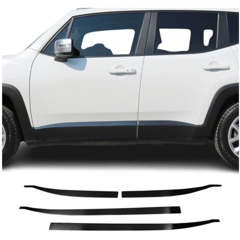 Garniture Baguette de porte latérale pour Jeep Renegade 2014-2024 Foncé