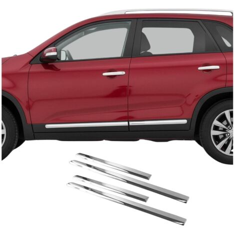 Garniture Baguette de porte latérale pour Kia Sorento 2009-2013 acier inox 4Pcs