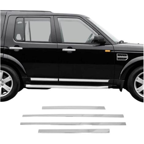Garniture Baguette de porte latérale pour Land Rover Discovery 2004-2009 inox 4x