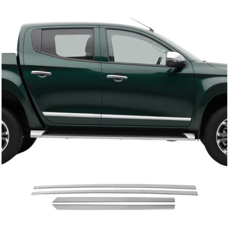 Garniture Baguette de porte latérale pour Mitsubishi L200 2019-22 Cabine double
