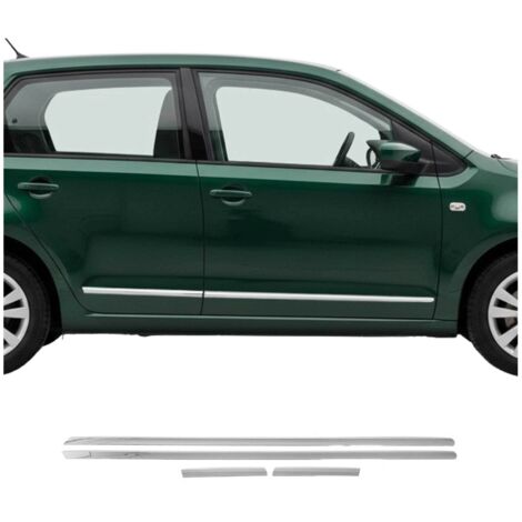 Garniture Baguette de porte latérale pour Skoda Citigo 2011-2020 inox 4Pcs