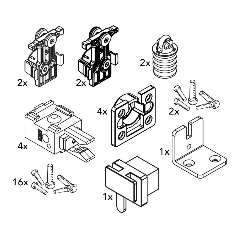 Garniture clipo 26 / 36 h is - HAWA