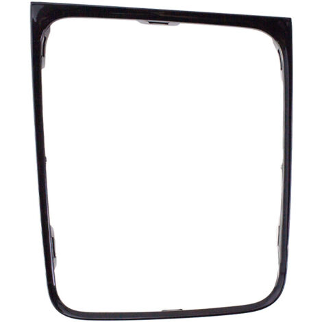 Garniture d'angle arrondie noire pour panneau de levier de vitesses de transmission automatique Volkswagen Golf, une pièce, 7 cm de hauteur.