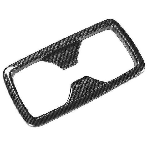 Garniture de coussin et de support pour porte-gobelet d'accoudoir central arrière en ABS pour Toyota Rav4 XA50 2019-2023 - Accessoires Rav4 - Fibre de carbone