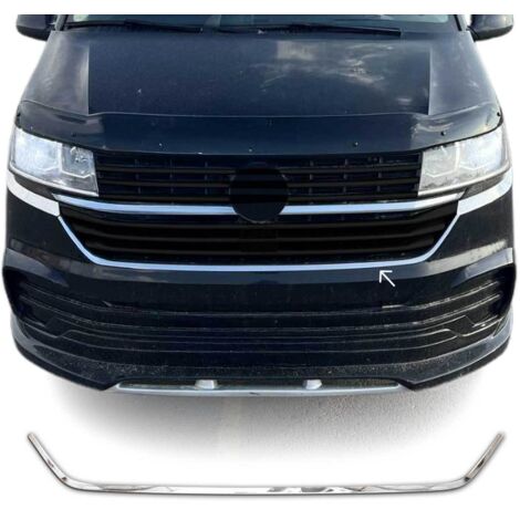 Garniture de Diffuseur Pare-chocs Avant Compatible avec VW T6 Transporter 2019-2020, Garniture Baguette de Calandre en Acier Inoxydable Argent