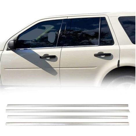 Garniture de Fenêtre pour Land Rover Freelander 2006-2015 Acier Inox 4Pcs