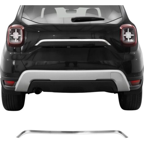 Garniture de Hayon Coffre pour Dacia Duster II 2018-2021 acier inox Brossé
