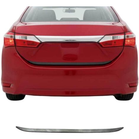 Garniture de Hayon Coffre pour Toyota Corolla 2013-2019 Berline acier inox foncé