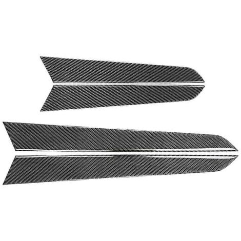 Garniture de panneau de porte intérieure pour Mercedes-Benz Classe C W204 (2007-2013), motif fibre de carbone