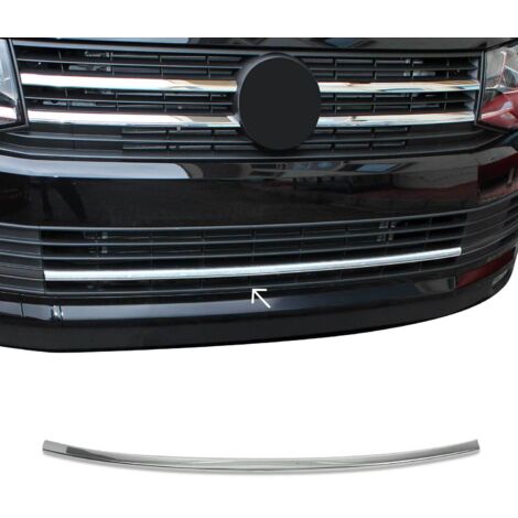 Garniture de Pare-chocs Avant Compatible avec VW T6 Transporter 2019-2020, Moulure Bande en Acier Inoxydable Argent