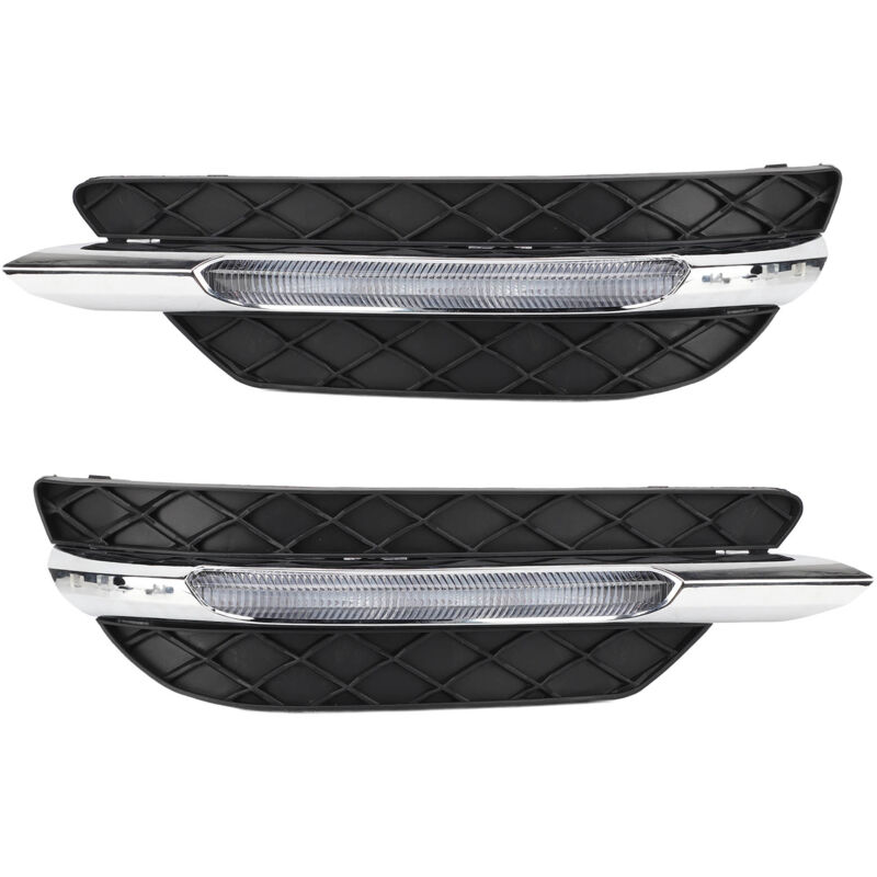 Sunxury - Garniture de phare antibrouillard moulé 2048803224, 2 pièces, couvercle de remplacement pour phare antibrouillard diurne, pour