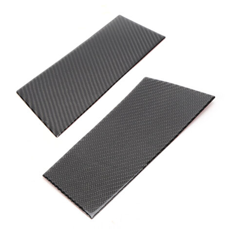 Garniture de pilier B en Fiber de carbone, 2 pièces, décoration de couverture extérieure adaptée à Nissan 350Z COUPE 2003 – 2009