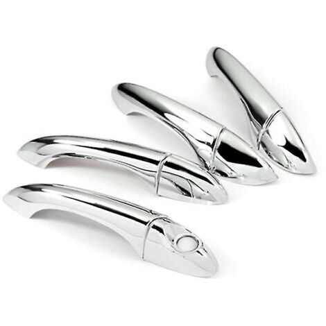 Garniture de poignée de porte chromée triple pour voiture, compatible avec X5 E53 2000-2006