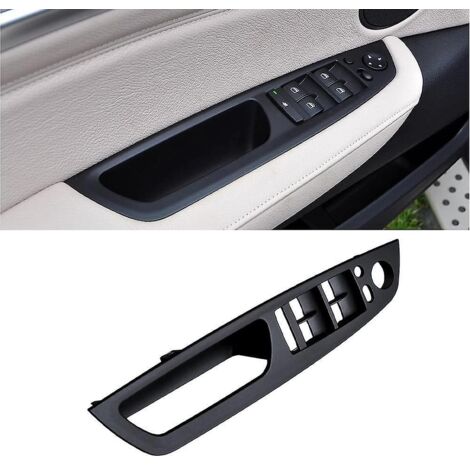 Garniture de poignée de porte intérieure avec poignée intérieure gauche pour BMW X5 E70 2008-2013, X6 E71/E72 2008-2014 - Compatibilité avec les poignées de porte avant