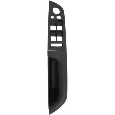 Garniture de Poignée de Porte Intérieure, Couvercle de Panneau de Commutateur de Fenêtre Fiable et élégant pour la Berline E90 de la Série 3 Pré‑LCI (Noir).