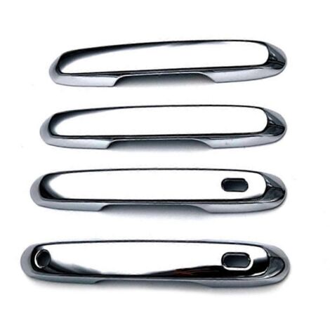 Garniture de poignée de porte latérale argentée pour Land Cruiser 250