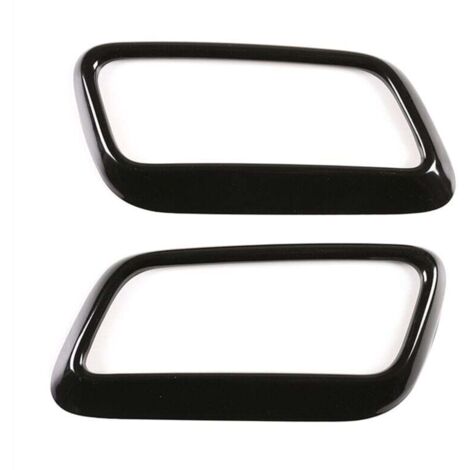 Garniture de silencieux d'échappement pour voiture Sport 2018-2022, cadre simple, noir brillant