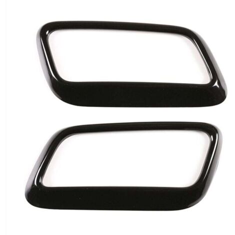 Garniture de silencieux d'échappement pour voiture Sport 2018-2022, cadre simple, noir brillant