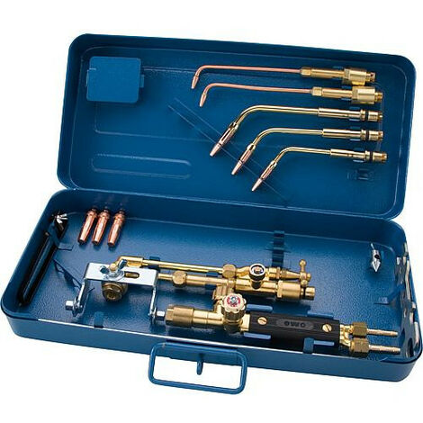 Garniture de soudure et de decoupe avec ailettes, avec boite de stockage soudure 1,0-4mm coupe 3-100mm