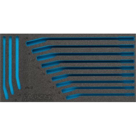 Garniture en mousse souple bimatière 163-385L ∙ L x l : 342 mm x 172 mm