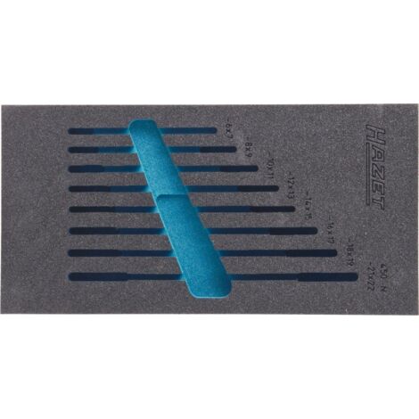 Garniture en mousse souple bimatière 163-95L ∙ L x l : 342 mm x 172 mm