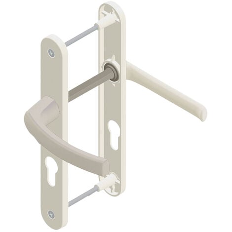 7 - Entraxe (mm) : 70 - Ep. Porte (mm) : 58-70 - Finition : Blanc RAL9016 - - KINTECH